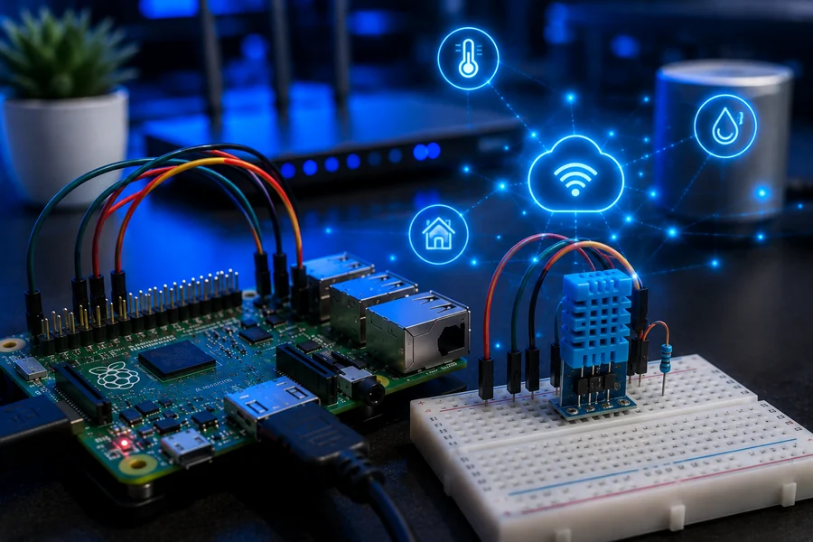 Close-up image for Raspberry Pi MQTT Sensor Hub