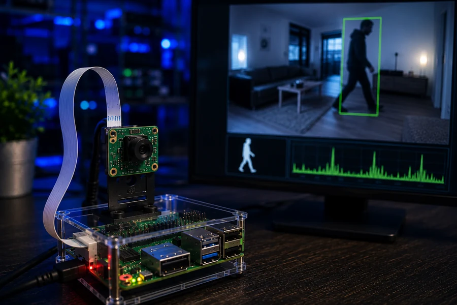 Close-up image for Raspberry Pi OpenCV Motion Camera