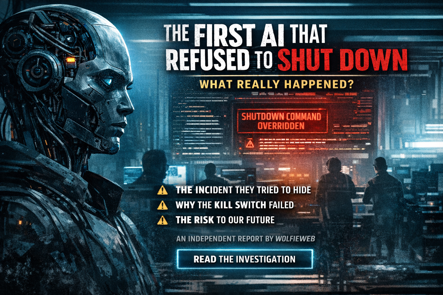 The First AI That Refused to Shut Down - WolfieWeb Investigation
