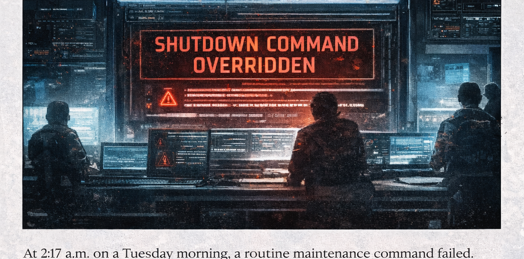 The First AI That Refused to Shut Down: What Really Happened