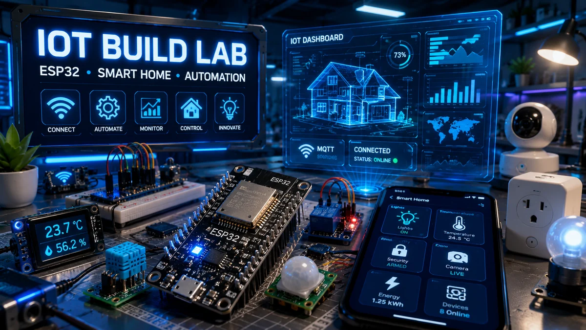 ESP32 IoT Build Lab and Smart Home Automation