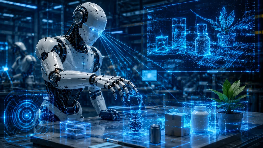 AI robot demo video thumbnail