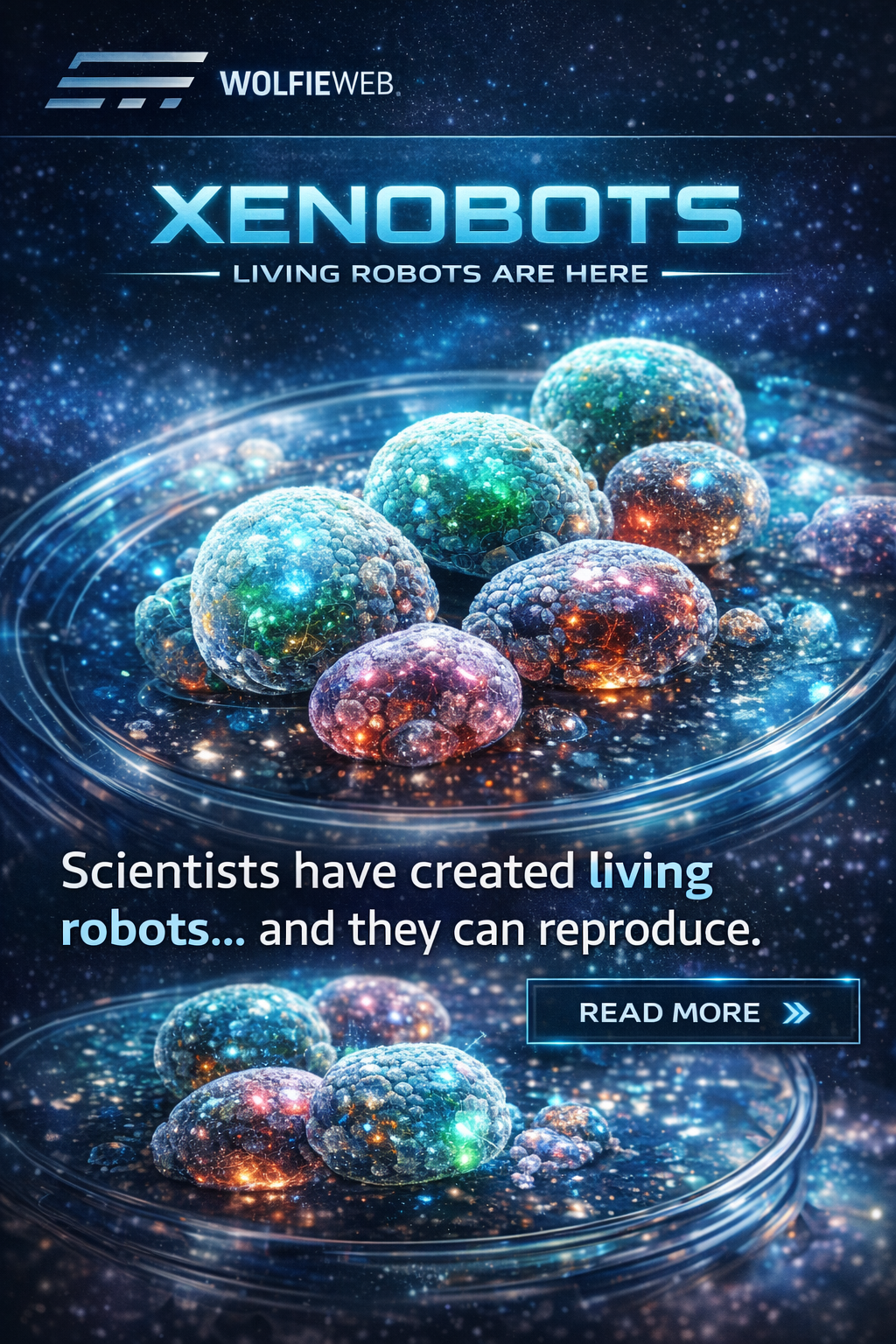 Xenobots living robots thumbnail